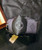 Louis Vuitton LV Made Squared Pouch Bag Charm MP3224 in Monogram Eclipse canvas with Monogram Stripes and Nigo Tiger graphic