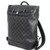 Louis Vuitton Steamer Backpack Monogram Eclipse M44052 in black coated canvas with leather trim and silver-tone hardware
