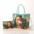 Brand new, authentic Louis Vuitton x Jeff Koons Masters Collection Neverfull MM tote bag featuring Leonardo Da Vinci's "Mona Lisa" artwork, with metallic "DA VINCI" nameplate, Koons details, and matching removable pouch – a rare, artistic collector's item.