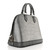 tructured Louis Vuitton Epi leather top handle bag featuring lock and keys