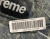 NWT Supreme SS25 blue denim camp cap with adjustable strap, showing bandana jacquard lining under brim | Streetwear limited edition hat
