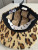 Side profile leopard Supreme camp cap adjustable strap