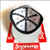 Supreme SS23 Gradient Box Logo Cap black fitted front view