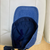 Louis Vuitton Denim Cap LV Smash M7201M in blue denim, adjustable fit, front view.