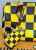 Louis Vuitton M01693 Damier Pop Mini Speedy charm in yellow leather and Damier coated canvas, SS24.