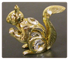 Squirrel Ornament with Swarovski Crystals