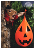 Vampire Squirrel Halloween Card