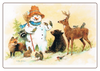 Woodland Snowman Christmas Cards