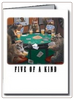 Squirrels Playing Poker Card