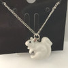 White Squirrel Necklace