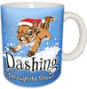 Dashing through the Snow Squirrel Mug