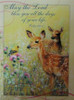 Deer Birthday Card with Scripture