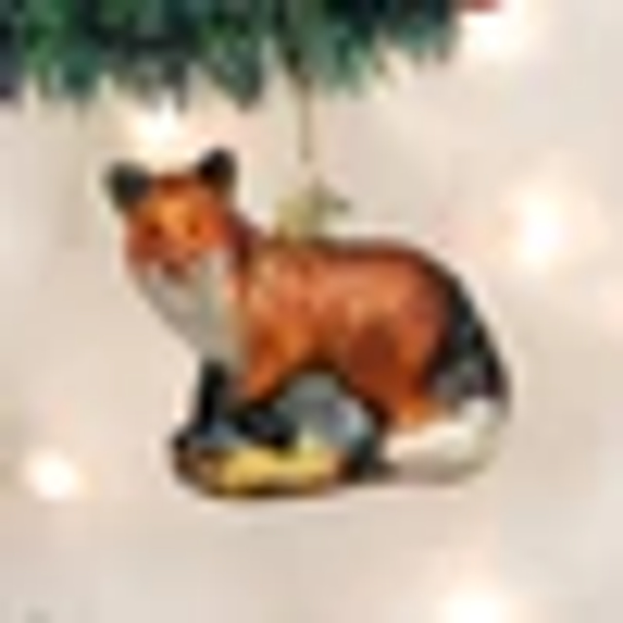 Red Fox Christmas Ornament