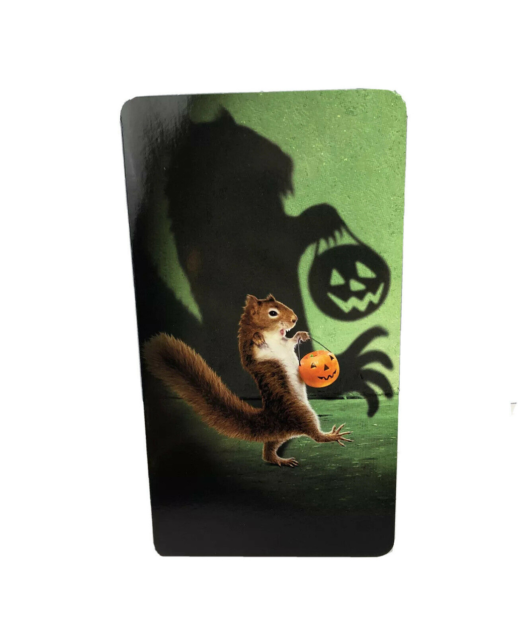 Squirrel Shadow Halloween Card