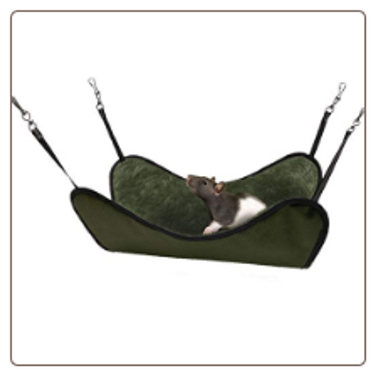 This Plush Hammock is the perfect naptime accessory for ferrets and other critters!