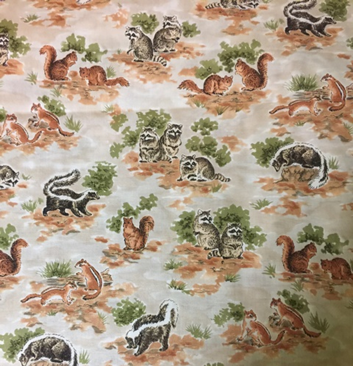 David Textiles Forest Critters Fabric