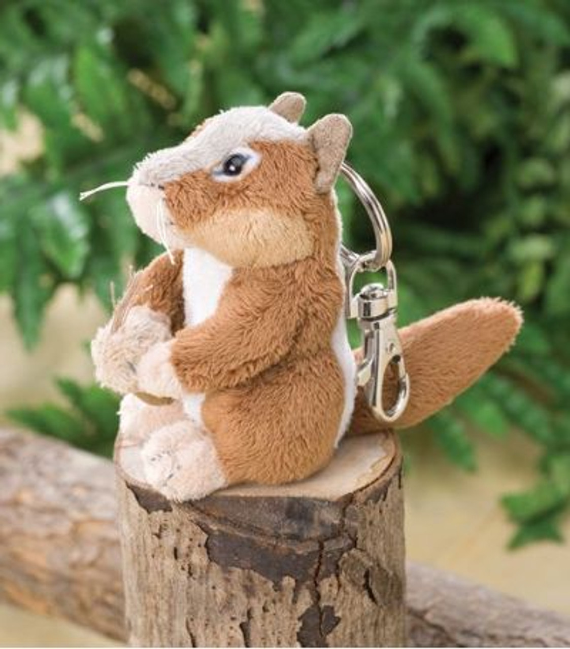 Cute plush Chipmunk Key chain.