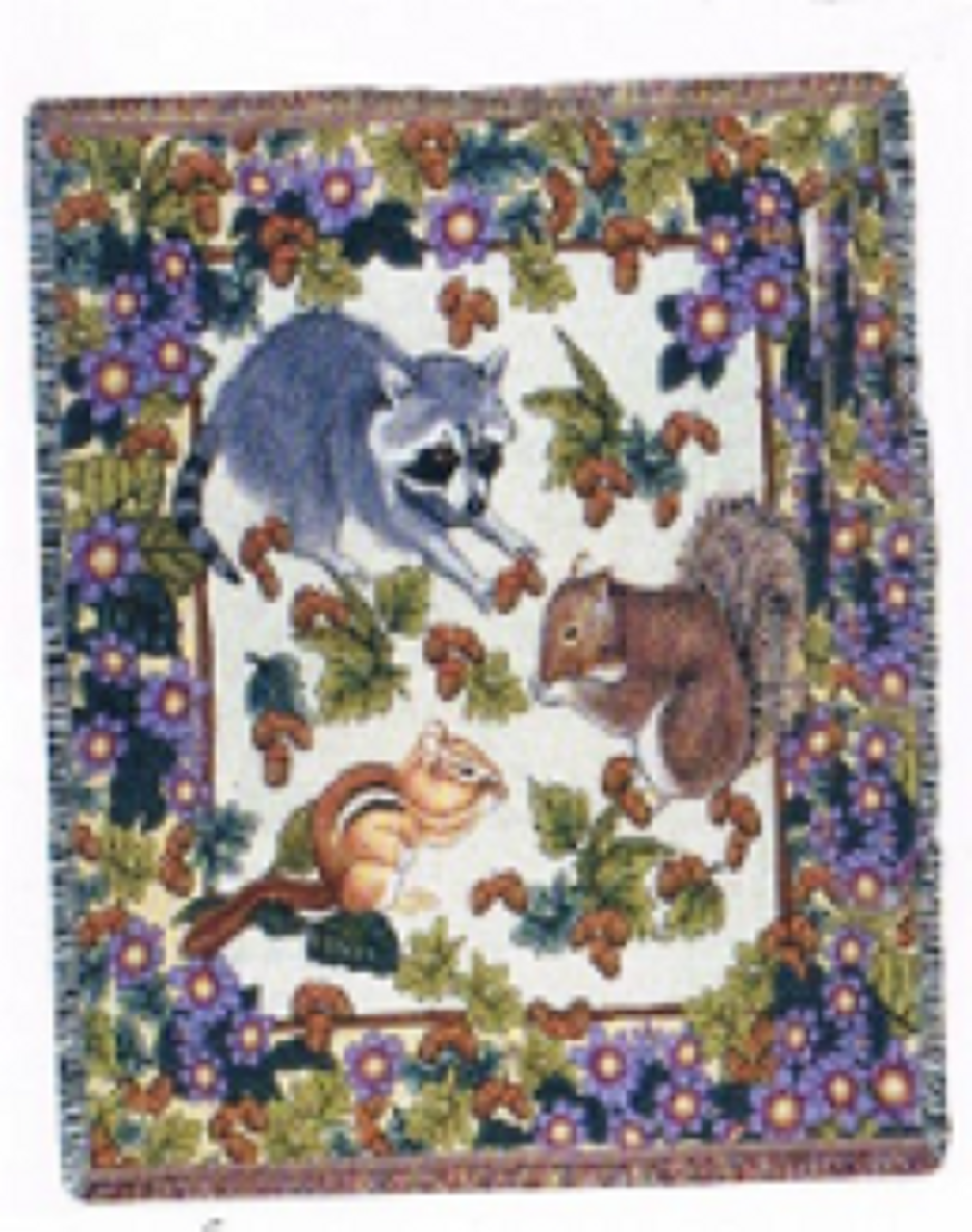 Nut Lovers Tapestry Throw
