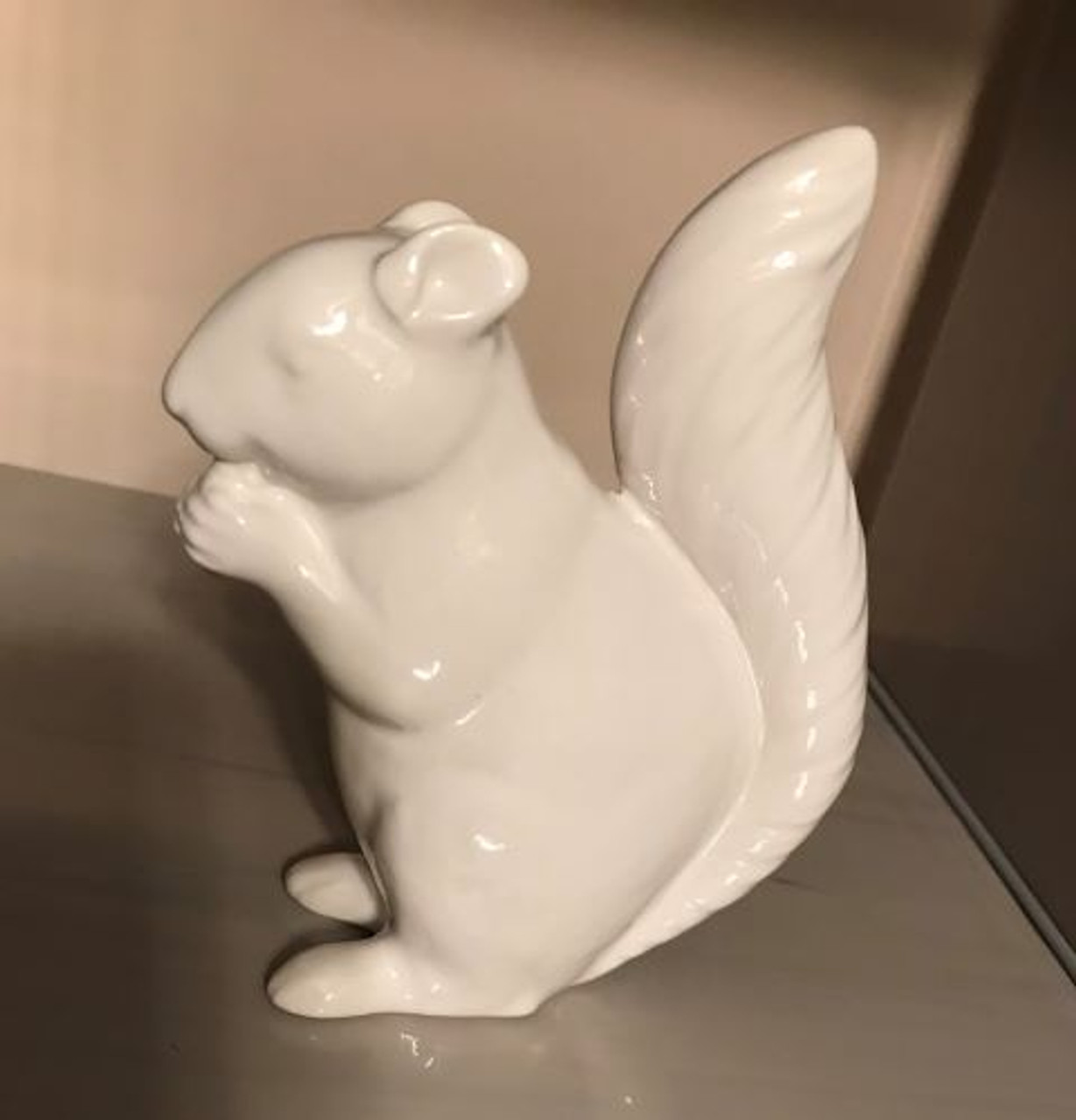 White Squirrel Figurine