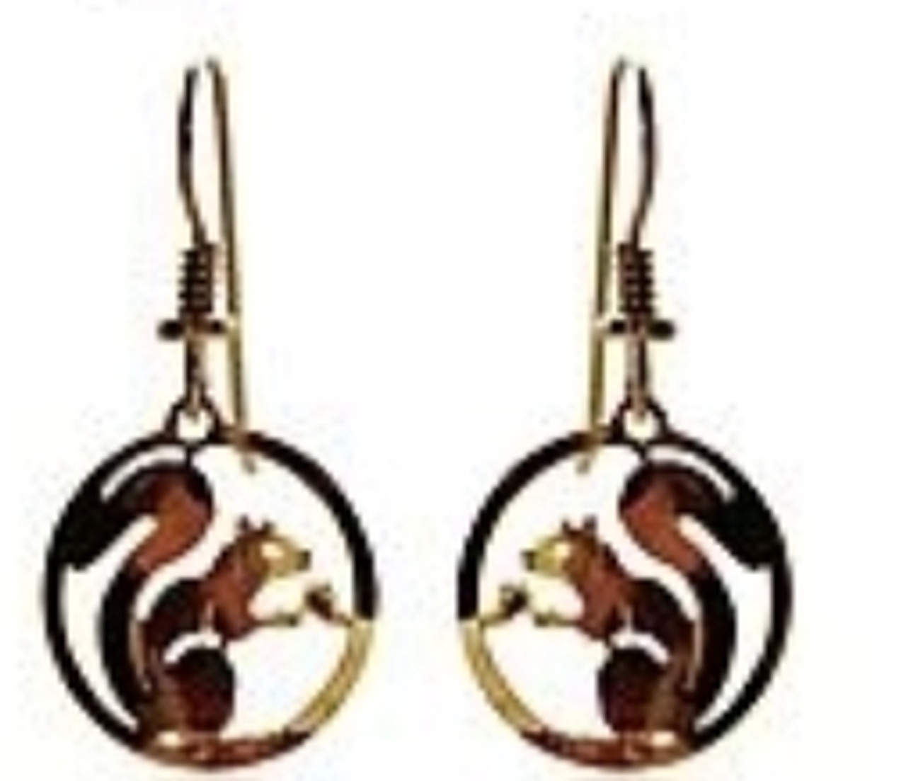 Wild Bryde Squirrel Earrings