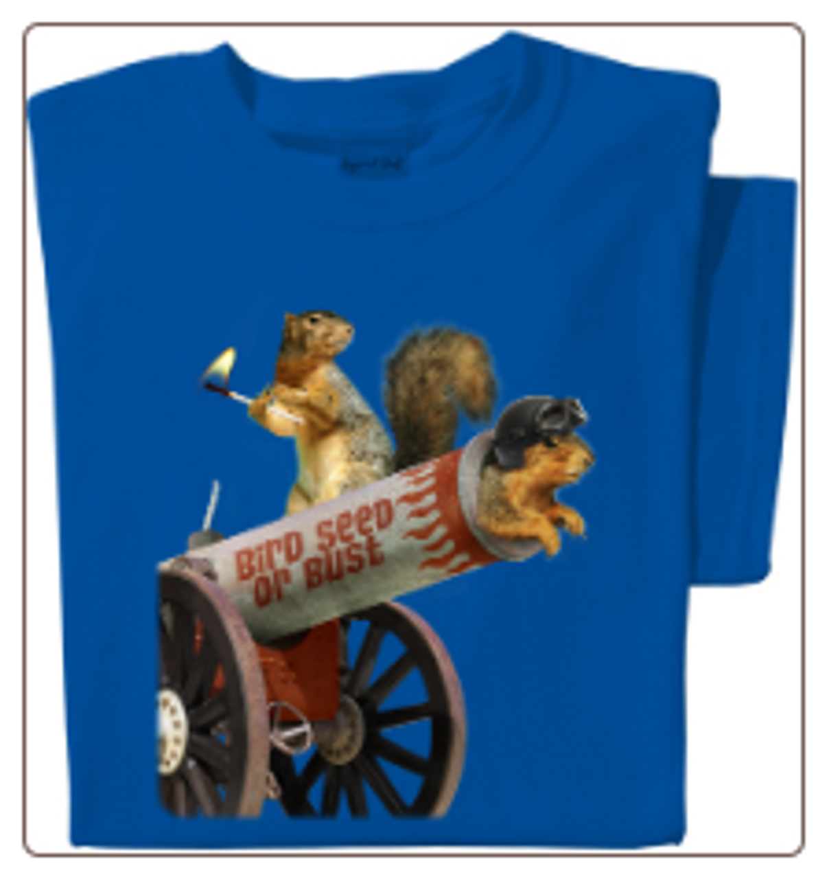 Bird Seed or Bust Squirrel T Shirt