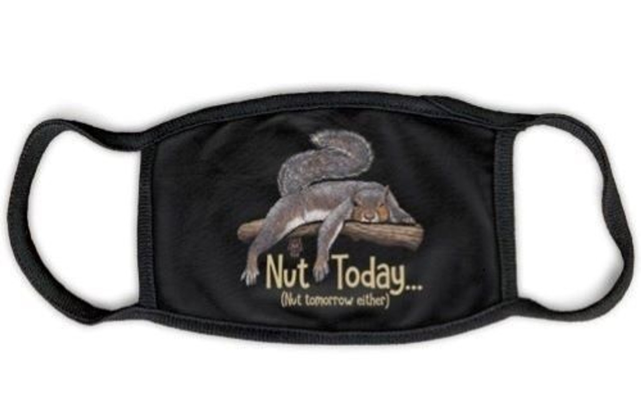 Nut Today Squirrel Face Mask