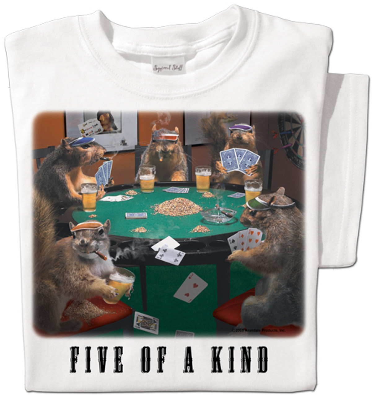 Squirrels Playing Poker Squirrel T Shirt