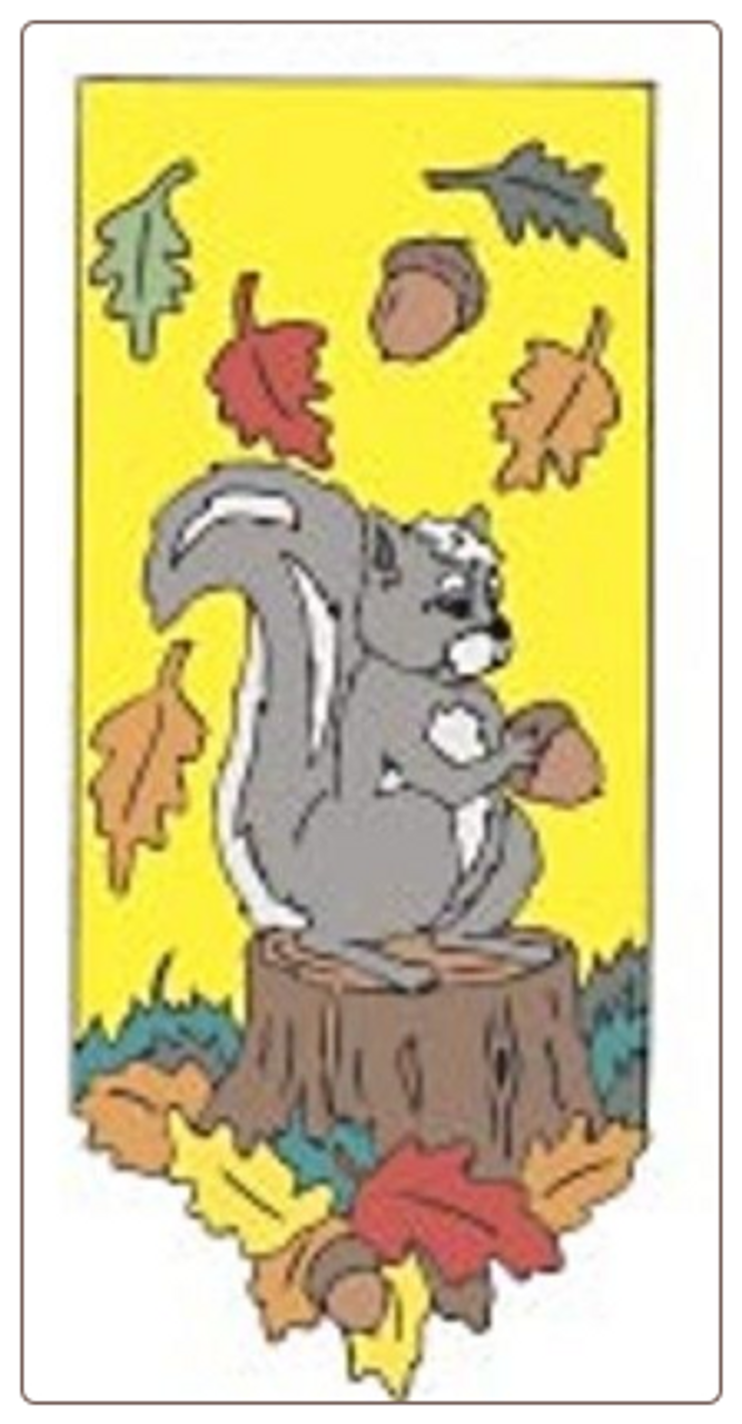 Squirrel with Acorns Flag