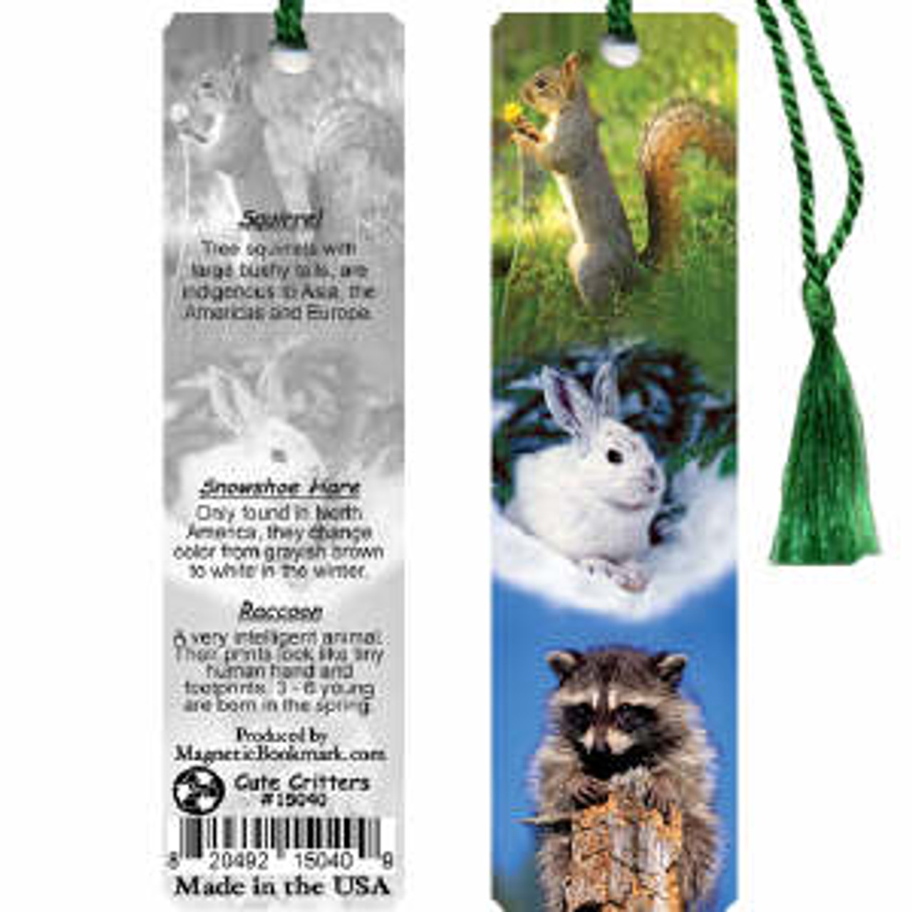 Cute Critters Tassel Bookmark