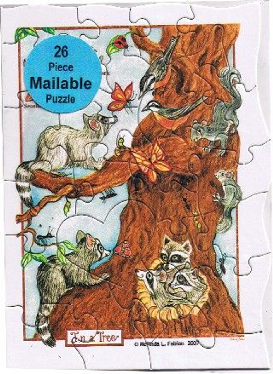 Raccoon Mailable Puzzle