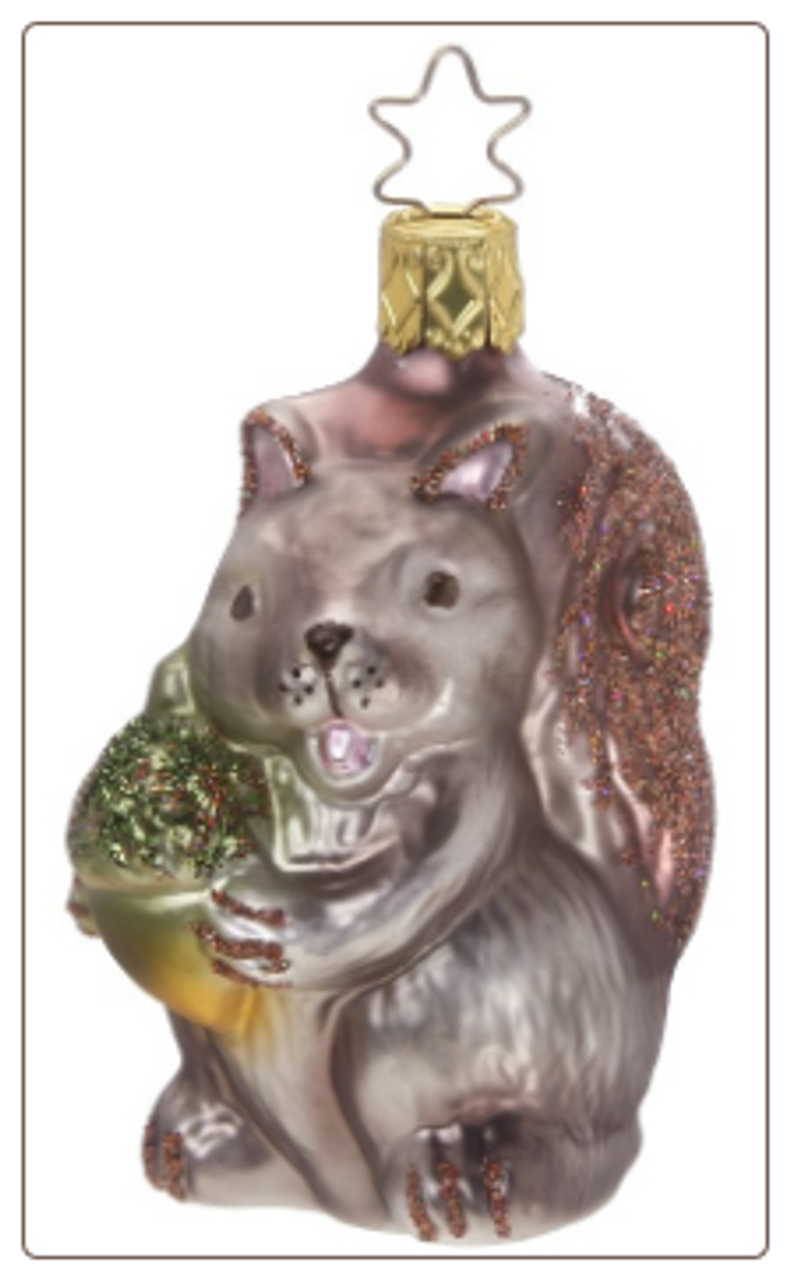 Oh Nuts! Inge Glas Squirrel Ornament