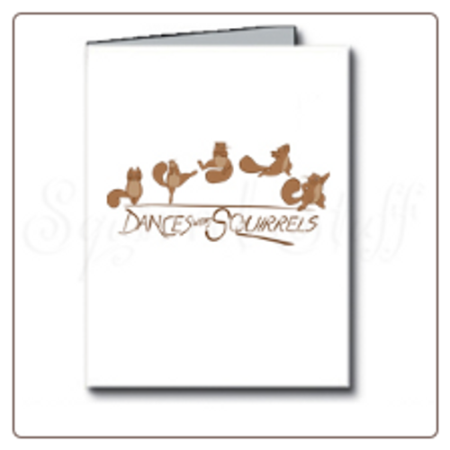 Dances with Squirrels Note Card