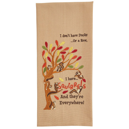 Squirrels Dishtowel