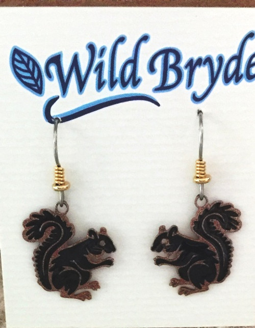 Little Squirrel Earrings by Wild Bryde