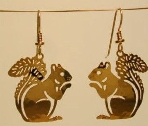 Curious Squirrel Earrings