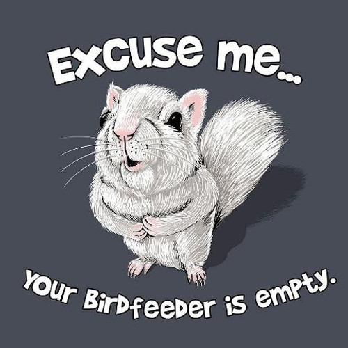Excuse Me White Squirrel T Shirt