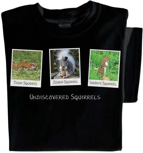 Undiscovered Squirrel T-shirt