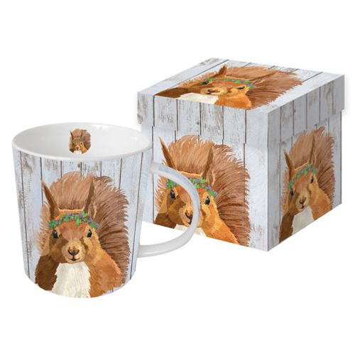 Shirley Squirrel Gift Boxed Mug