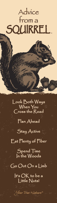 Advice From a Squirrel Bookmark