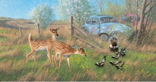 Flower Children Deer & Skunk Puzzle