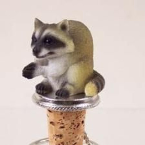 Raccoon Bottle Stopper