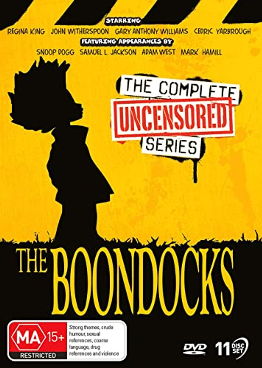 Complete　Uncensored　Boxset　Series　Boondocks　1-4　DVD　The　Season