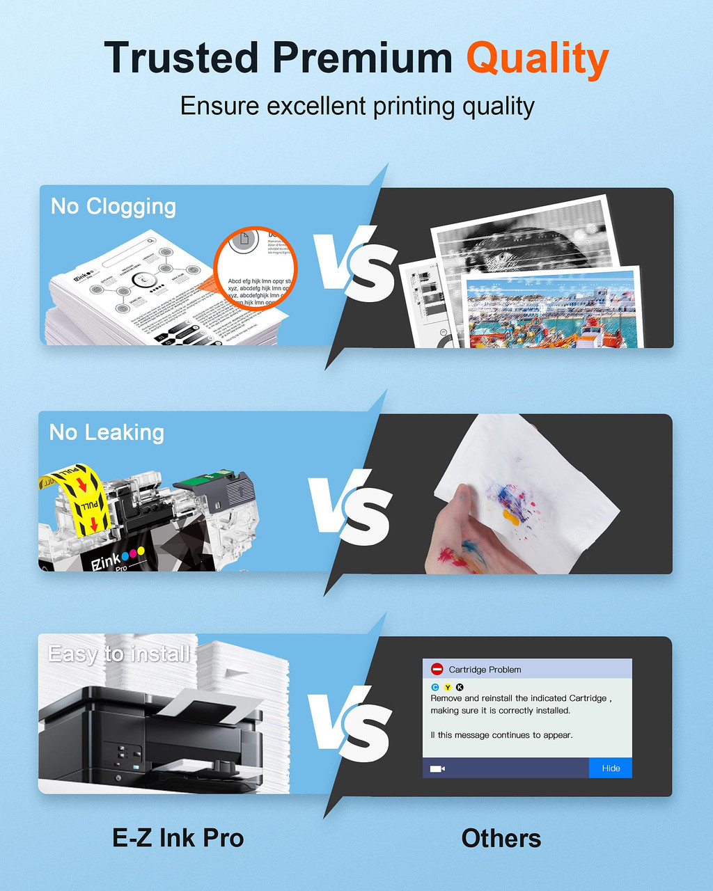 E-Z Ink Pro LC401XL LC401 Compatible Ink Cartridges Replacement for ...