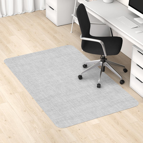 Blvornl Office Chair Mat for Hardwood Floor, 45"x 53" Desk Computer Chair Mat for Hard Wood and Tile Floor, Large Anti-Slip Hard Floor Protector Rolling Chair Mat, PVC Mat Desk Rug for Office Home