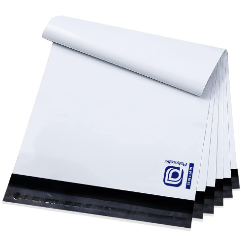 POLYSELLS Poly Mailers Shipping Envelopes, Strong Adhesive Sealing, Waterproof, and Tear-resistant Postal Mailing Bags. Mailer Bags for clothing, books, and accessories (50, 19" X 24")
