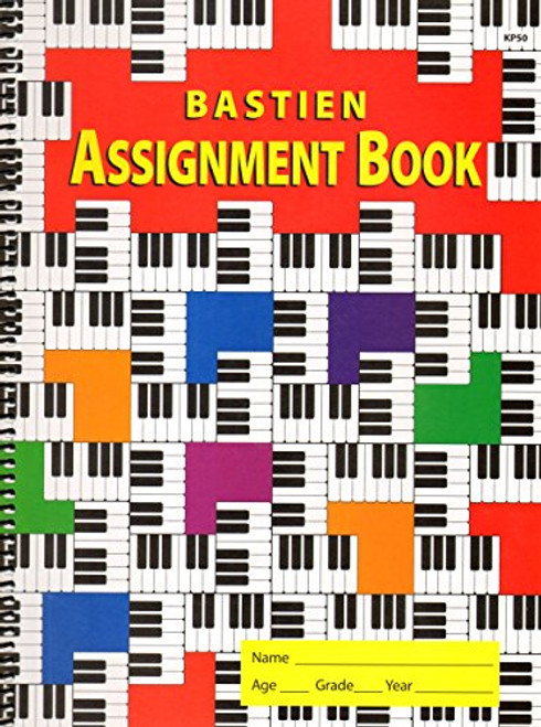 KP50 - Bastien Assignment Book - A Personal Music Study Planner