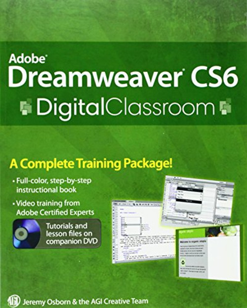 Adobe Dreamweaver CS6 Digital Classroom Adobe Dreamweaver CS6 Digital Classroom