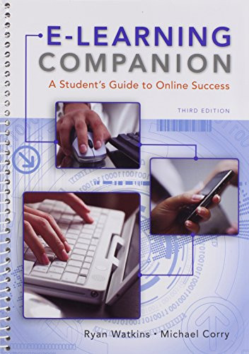 E-Learning Companion: A Student's Guide to Online Success (Available Titles CourseMate)