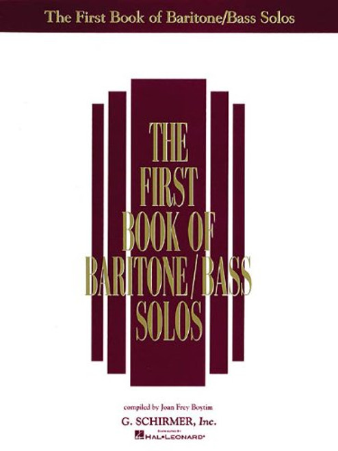The First Book of Baritone/Bass Solos