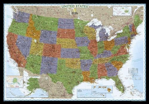 United States Decorator [Laminated] (National Geographic Reference Map)